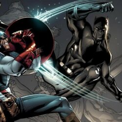 Ironman Captain America Civil War Black Panther Wallpapers