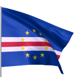 Flags country Republic of Cabo Verde Cape Verde national flag Motion