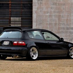Picture Honda Civic eg6 Stance BellyScrapers Low CCW Black Cars