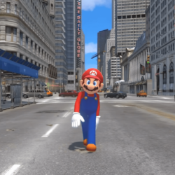 The Super Mario Odyssey trailer remade in GTA 4 is better than the