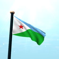 Djibouti Flag 3D Free