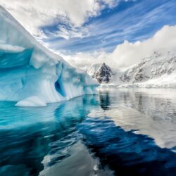 Download wallpapers Antarctica, 4k, iceberg, South ocea, glaciers