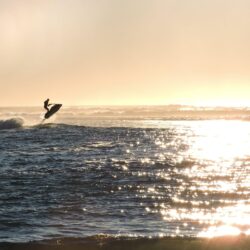 Jet Ski, Jumping, Ocean, Water, Jet, Fun, sea, sunset free image