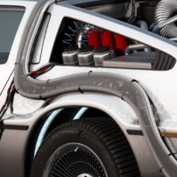 Download Back To The Future, Delorean, Side View