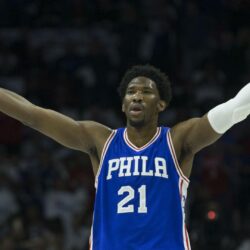 Joel Embiid out indefinitely with swelling in knee, will have MRI