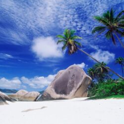 White Sandy Beach Seychelles Wallpapers