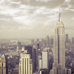 Empire state building manhattan new york city wallpapers