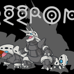 Aggron Backgrounds by JCast639
