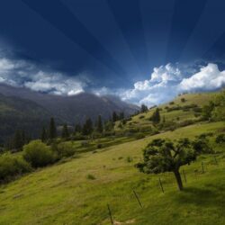 Hilltop Mountain Skys HDR, pixels : Wallpapers tagged