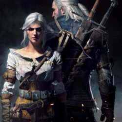 Wallpapers Geralt, Ciri, The Witcher 3, Wild Hunt, 5K, Games,