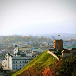 Lithuania Vilnius Cities Cityscapes Morning Point Of View