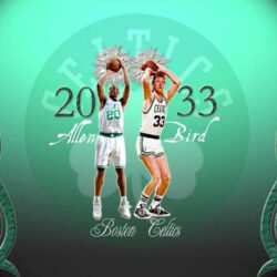Larry Bird and Ray Allen Celtics Wallpapers