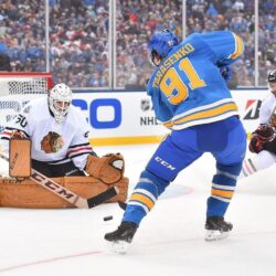 Blackhawks vs. Blues 2017 final score: Vladimir Tarasenko scores
