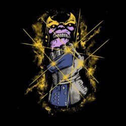 Minimalistic funny power glove thanos wallpapers