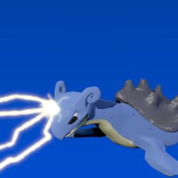 Lapras Used Thunderbolt by alewism