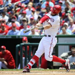 Nationals’ slugger Bryce Harper hits two more for five home runs