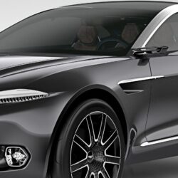 Download wallpapers aston martin, dbx, concept, black, side