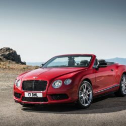 Bentley Continental GT Red Convertible Car Wallpapers