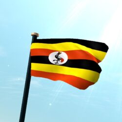 Uganda Flag 3D Free for Android