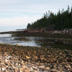 Beach: Acadia National Park Dusk Coast Beach Wallpapers Full HD for