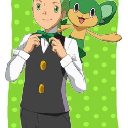 Cilan and Pansage by anniberri