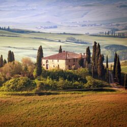 Download wallpapers italy, tuscany, summer, countryside