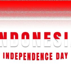 Indonesian Independence Day With The National Flag