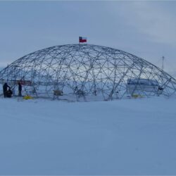 Un hangar desplegable sustituirá al gimnasio antártico de Villa Las