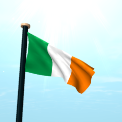 Ireland Flag 3D Free Wallpapers