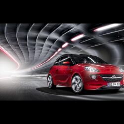 2013 Opel ADAM Red Front Motion wallpapers