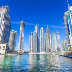 Dubai, United Arab Emirates, Skyscrapers HD desktop wallpapers