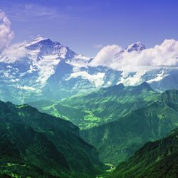 mountain landscape clouds wallpapers and backgrounds