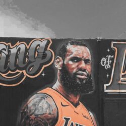 LeBron James Los Angeles Lakers own mural