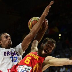 Rudy Gobert leads France in FIBA stunner over Spain