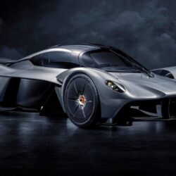 Download Aston Martin Valkyrie, Supercars, Silver, Side
