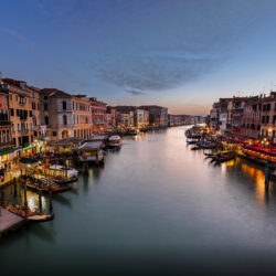 View On Grand Canal From Rialto Bridge, Venice, Italy Hd Wallpapers
