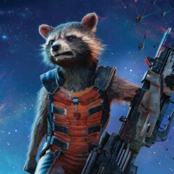 Rocket Raccoon Guardians of the Galaxy Vol 2 4K Wallpapers