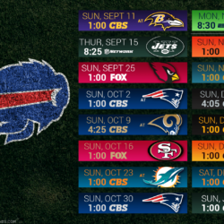 Buffalo Bills 2016 HD Schedule Wallpapers