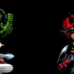 red hulk vs green hulk and Wallpapers