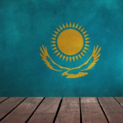 px flag of kazakhstan desktop backgrounds wallpapers by