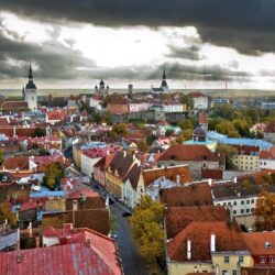 Tallinn Tag wallpapers: Winter Tallinn Estonia Church Balcony City