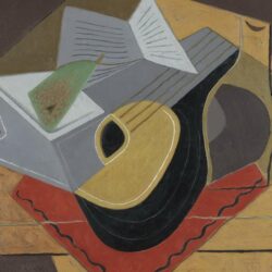 Wallpapers cubism, 1926, Juan Gris, Black mandolin image for desktop