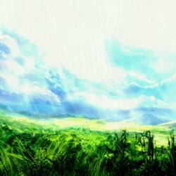 Artwork Nature Clouds Sky Grass Wallpapers Hd Desktop And Mobile