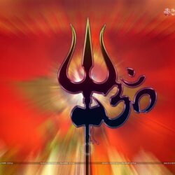 Om Trishul Wallpapers, Om with Trishul Image Download