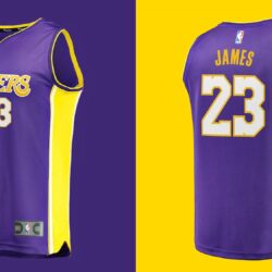 LeBron James jersey Los Angeles Lakers