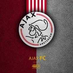 Download wallpapers Ajax FC, 4K, Dutch football club, leather
