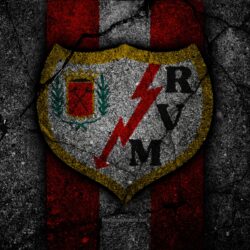 Download wallpapers 4k, FC Rayo Vallecano, logo, Segunda Division