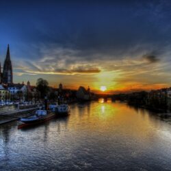 Regensburg Sunset ❤ 4K HD Desktop Wallpapers for 4K Ultra HD TV
