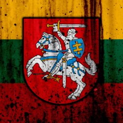 Download wallpapers Lithuanian flag, 4k, grunge, flag of Lithuania