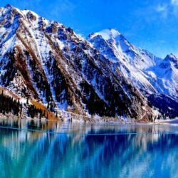 Big Almaty Lake In Kazakhstan Wallpapers